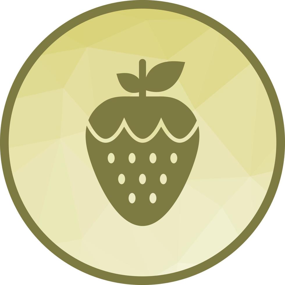Strawberry Low Poly Background Icon 16692642 Vector Art at Vecteezy