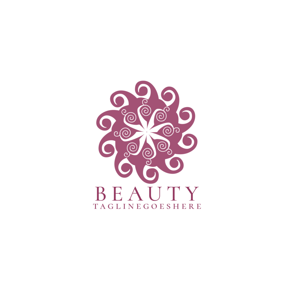 modernes Beauty-Logo-Design png