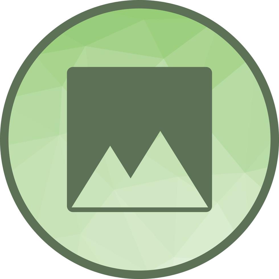 Filter Low Poly Background Icon vector