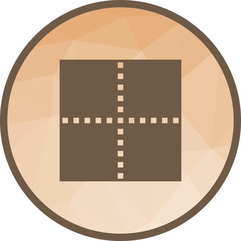 All Border Low Poly Background Icon vector