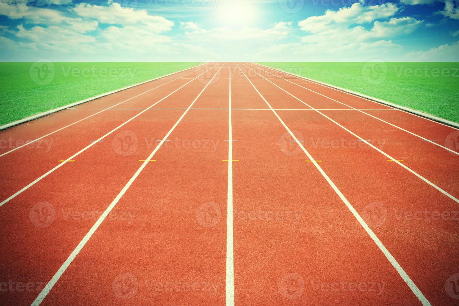 Running track, abstract photo