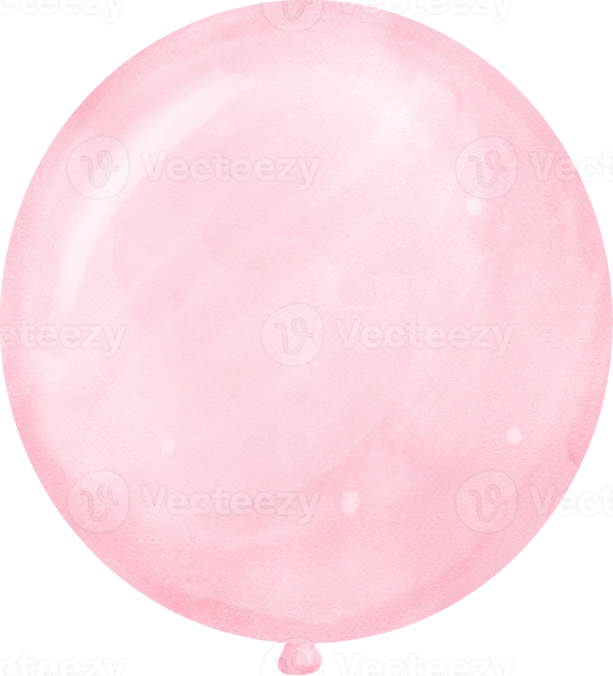 lindo dulce pastel globos manojo acuarela png