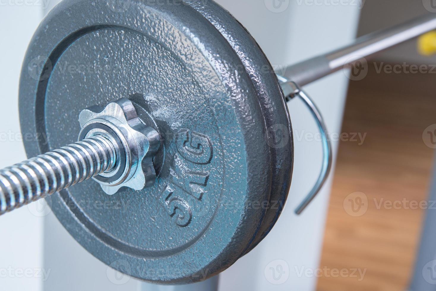 Dumbbells on the shelf photo