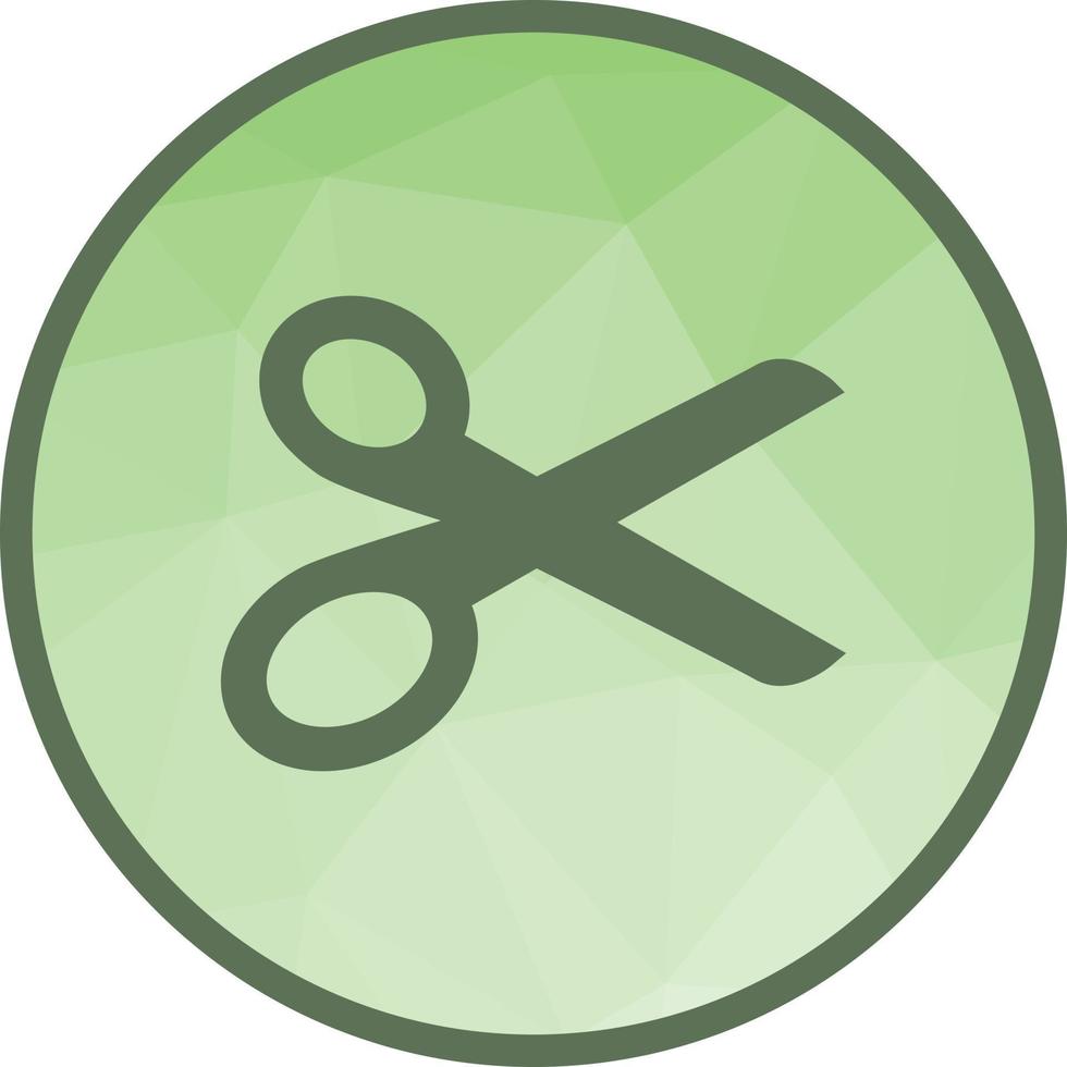 Cut Low Poly Background Icon vector