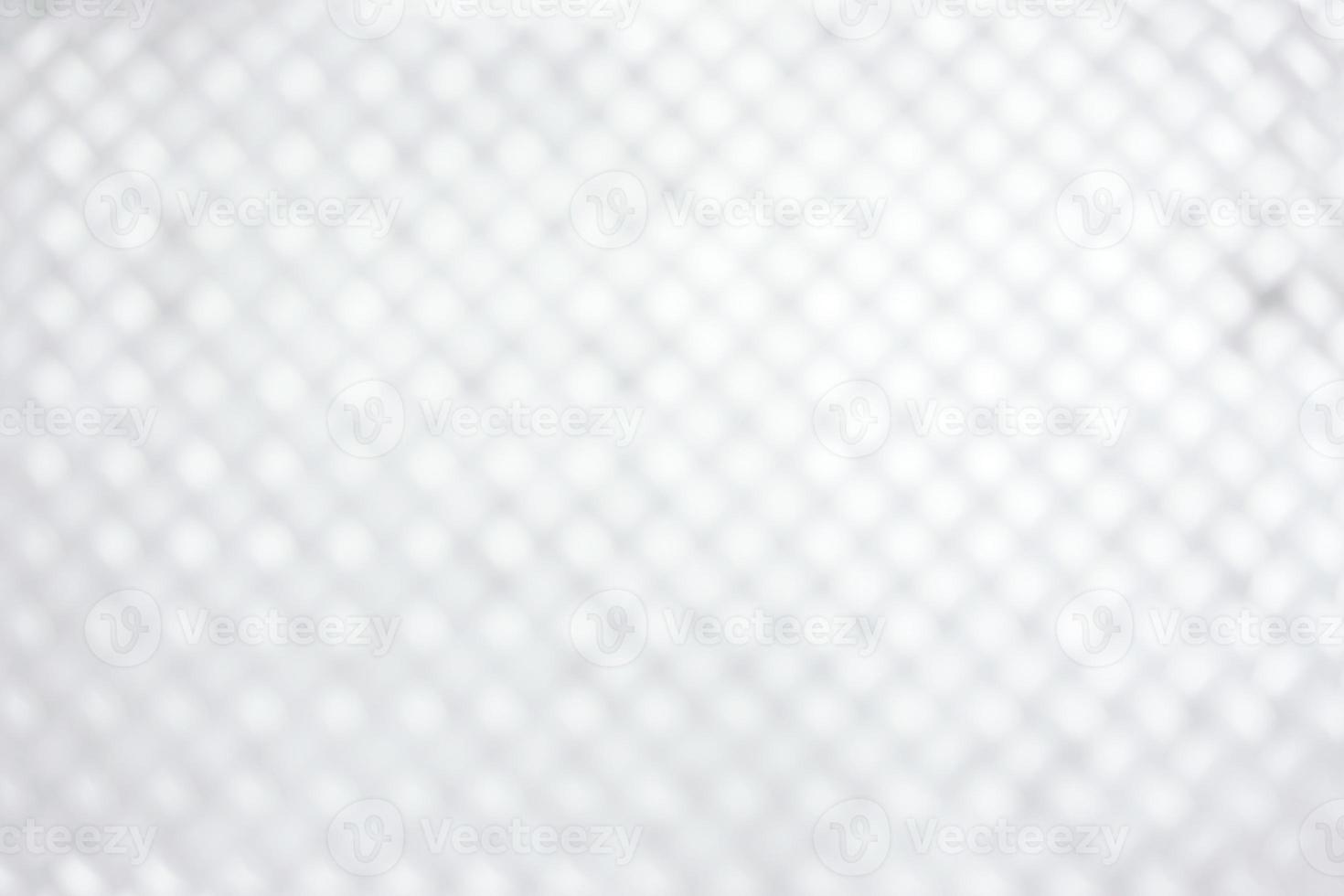 Close up and blurry texture of basket weave light gray square background. photo