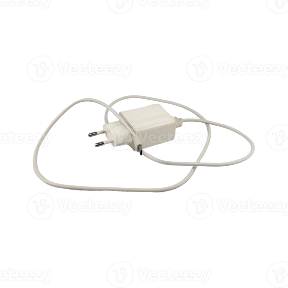 white charger phone with transparent background png