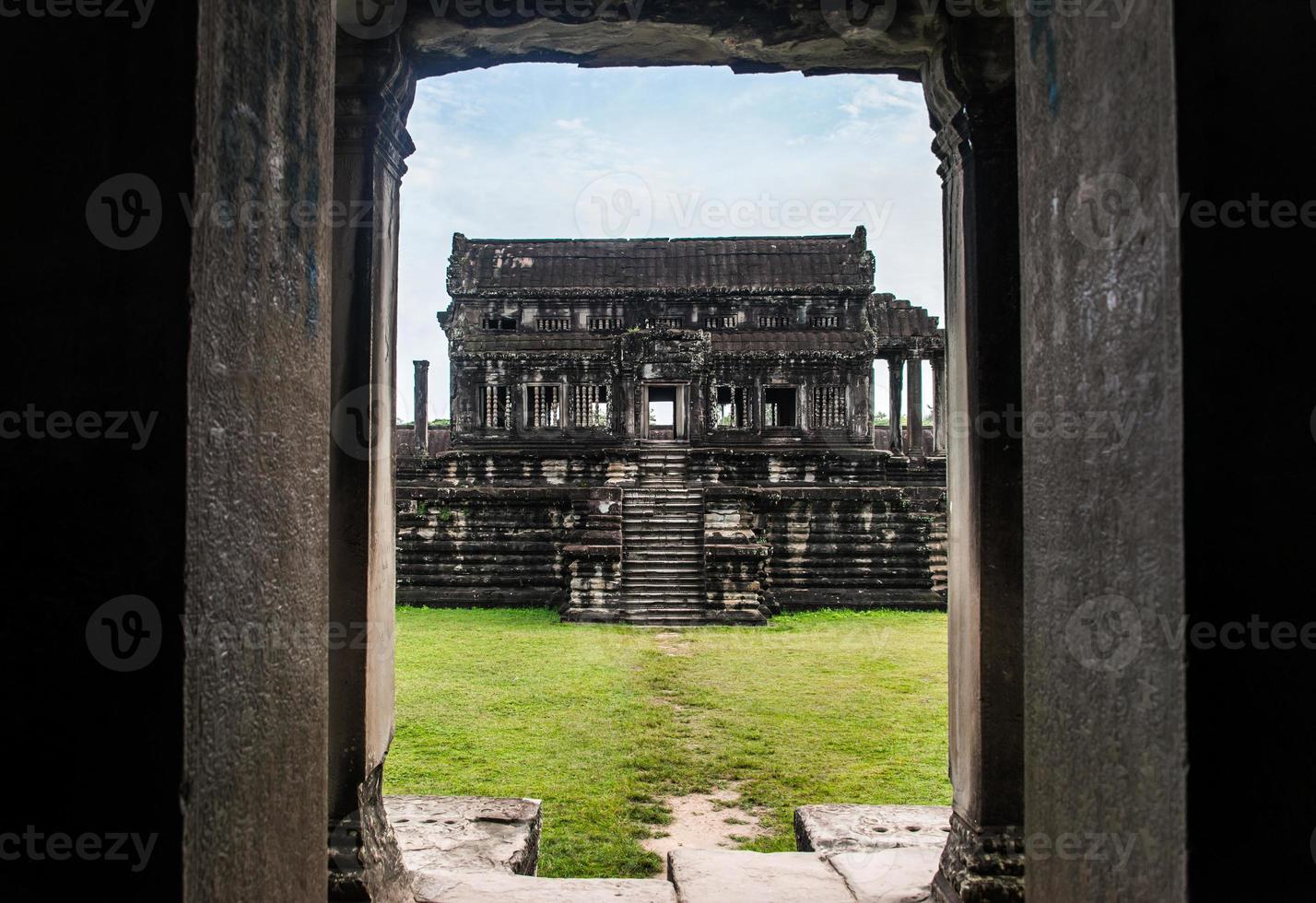Angkor Wat is a temple complex in Cambodia and the largest religious