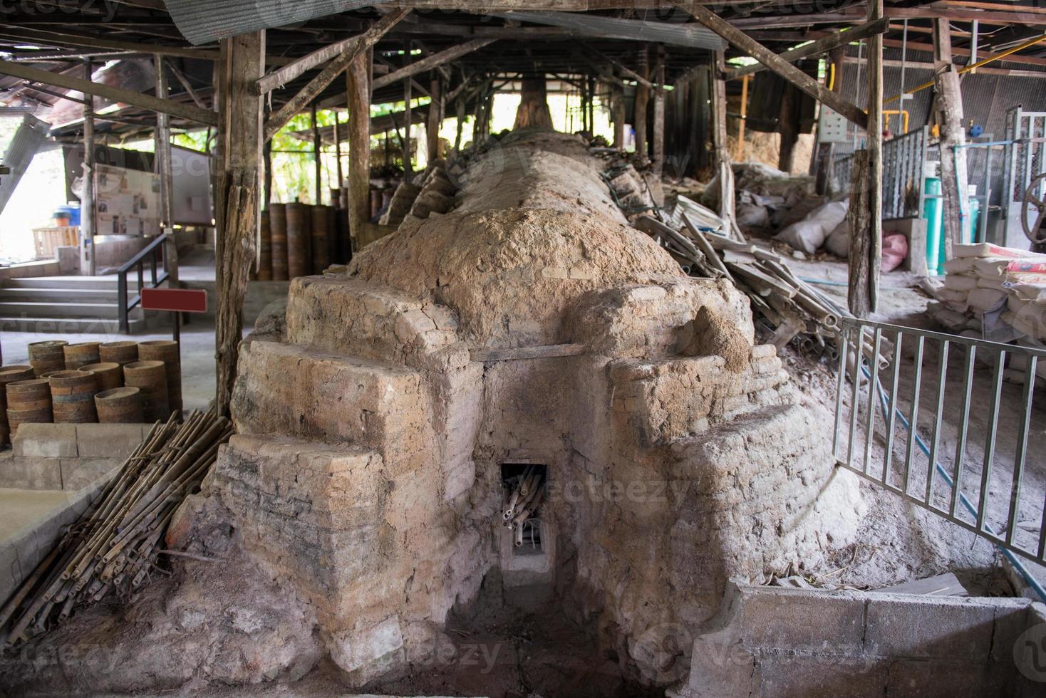 Huge kiln in Thailand, it is also called as Dragon Kiln photo