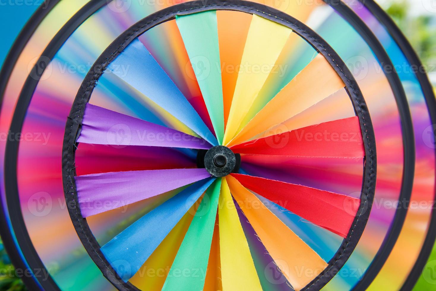 Colorful pinwheel are  spinning photo