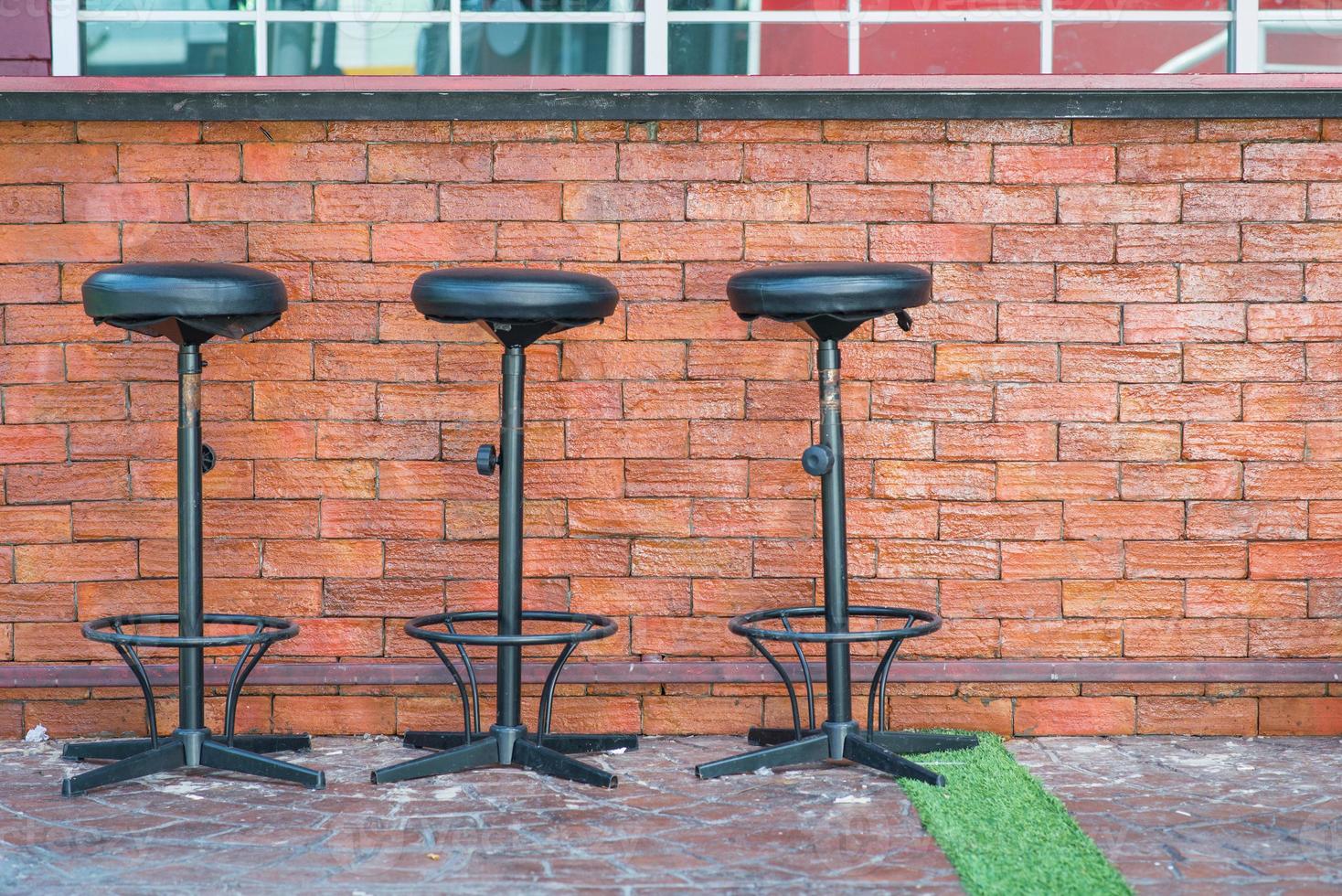 Outdoor Bar counter and Bar stools photo