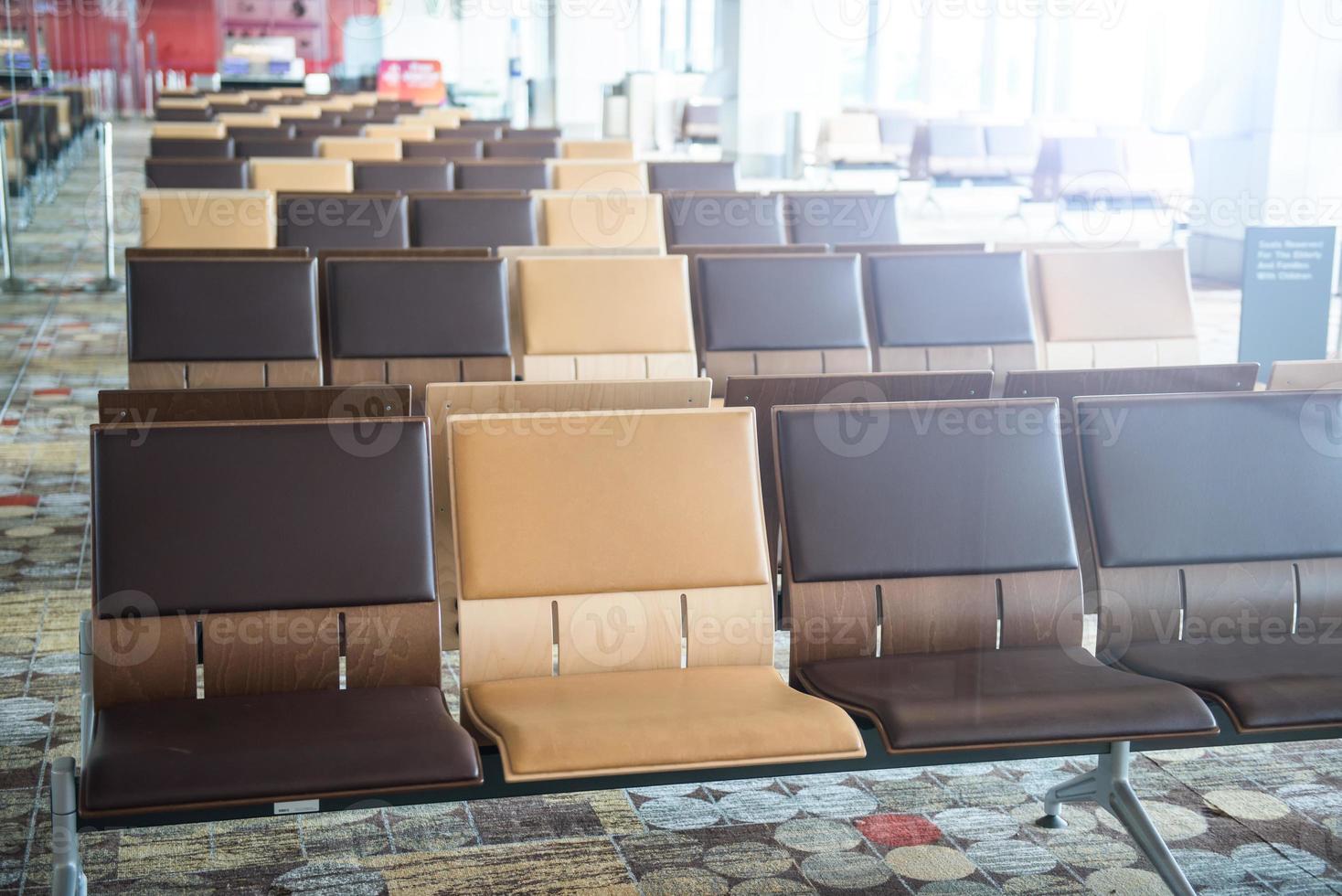 modern airport terminal waiting room photo