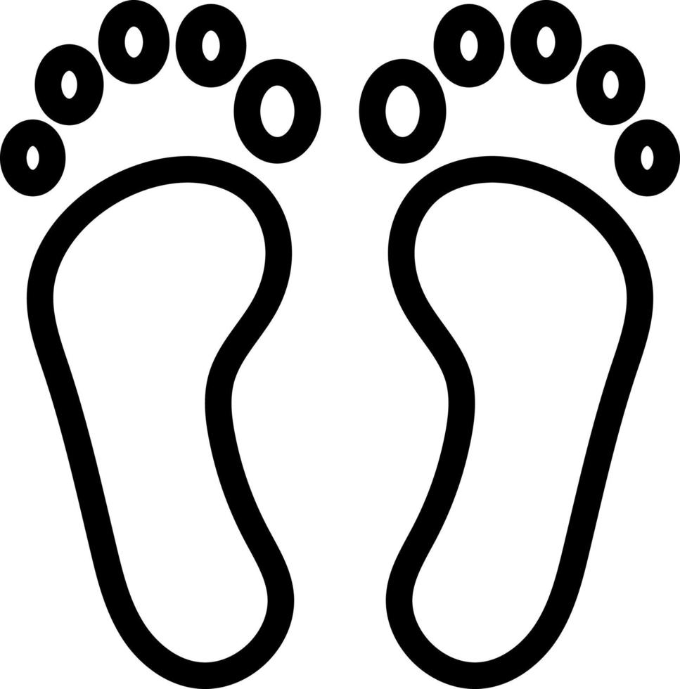 Footsteps Icon Design vector