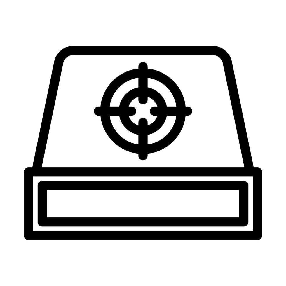 Red Dot Sight Icon Design 16695744 Vector Art at Vecteezy