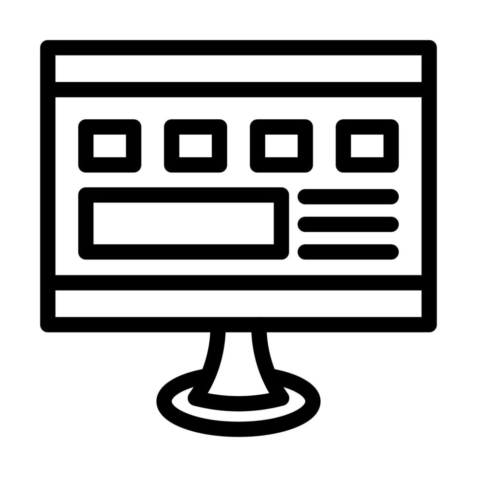 Responsive Web Design Icon Design vector