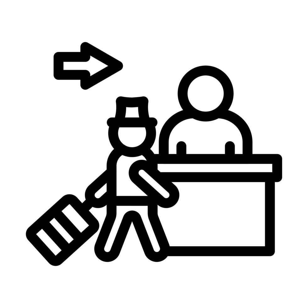 Check-In Icon Design vector