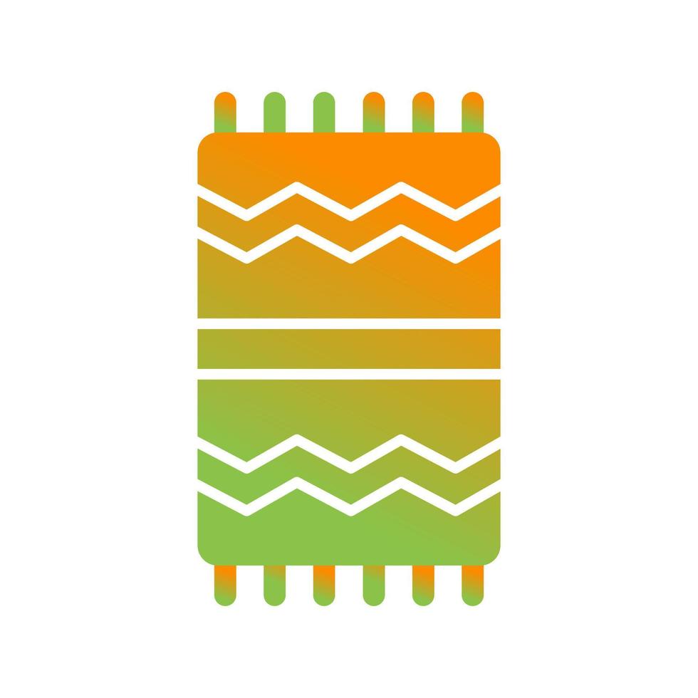 Beach Towel Vector Icon