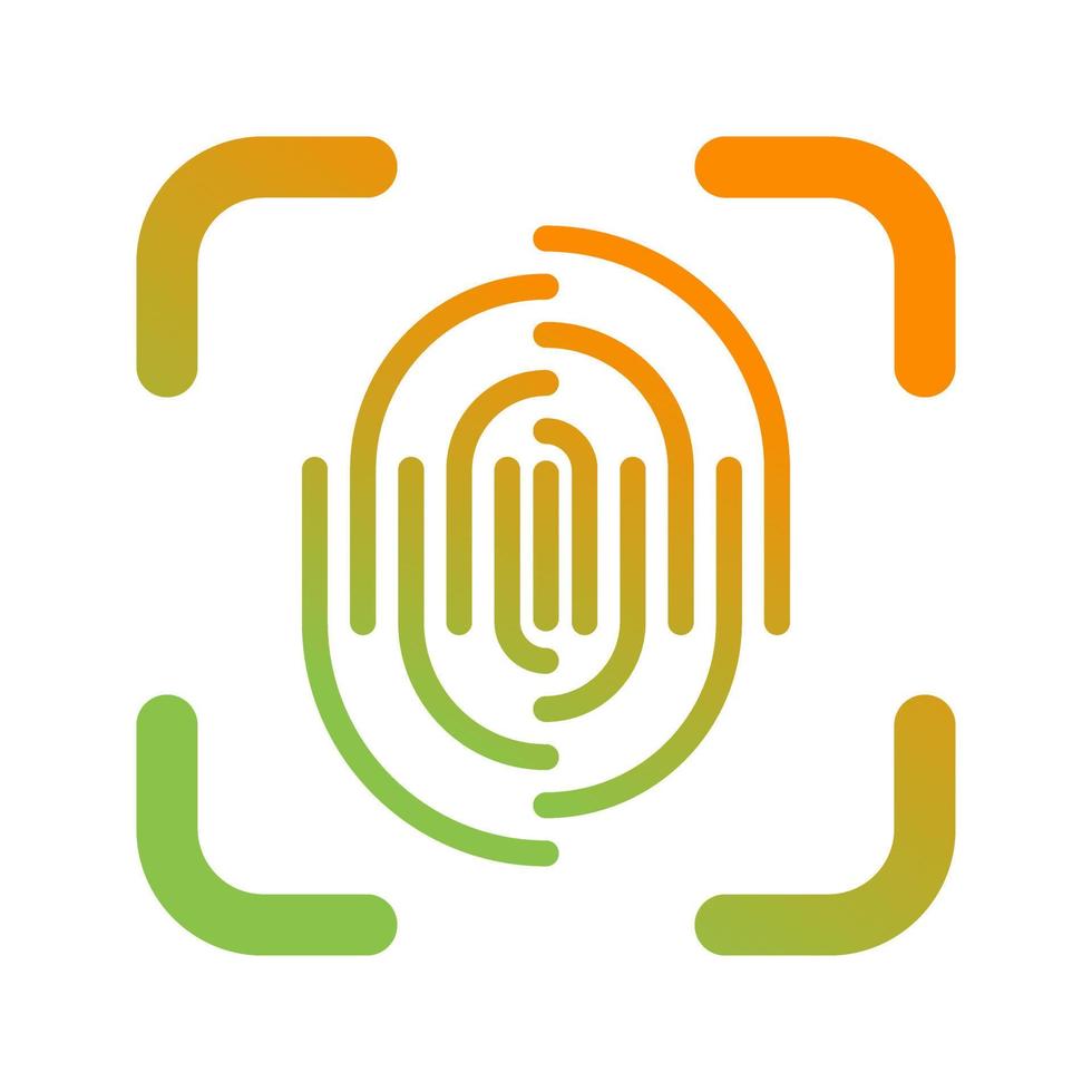 Fingerprint Vector Icon