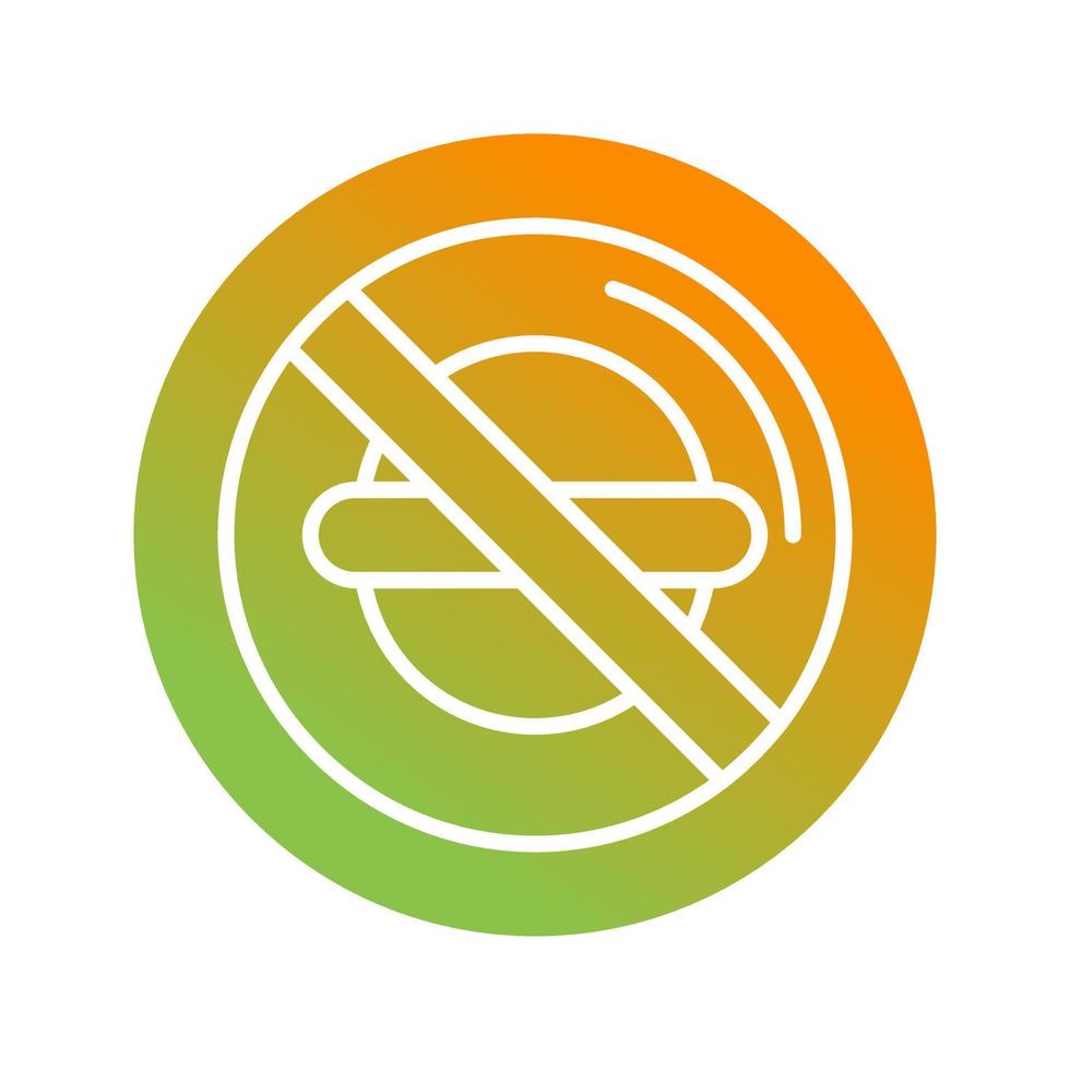 No Food Vector Icon