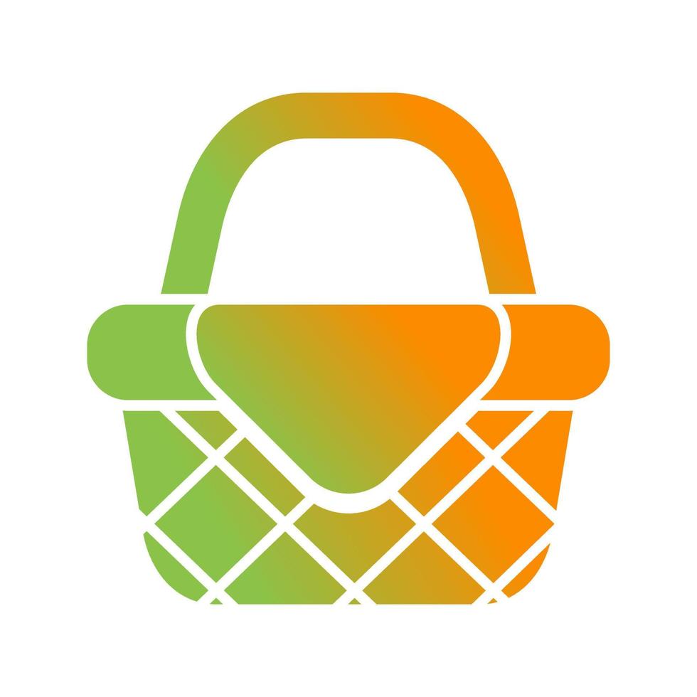 Picnic Basket Vector Icon