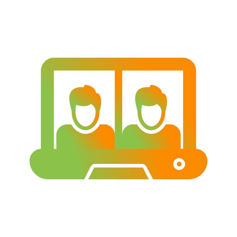 Online Class Vector Icon