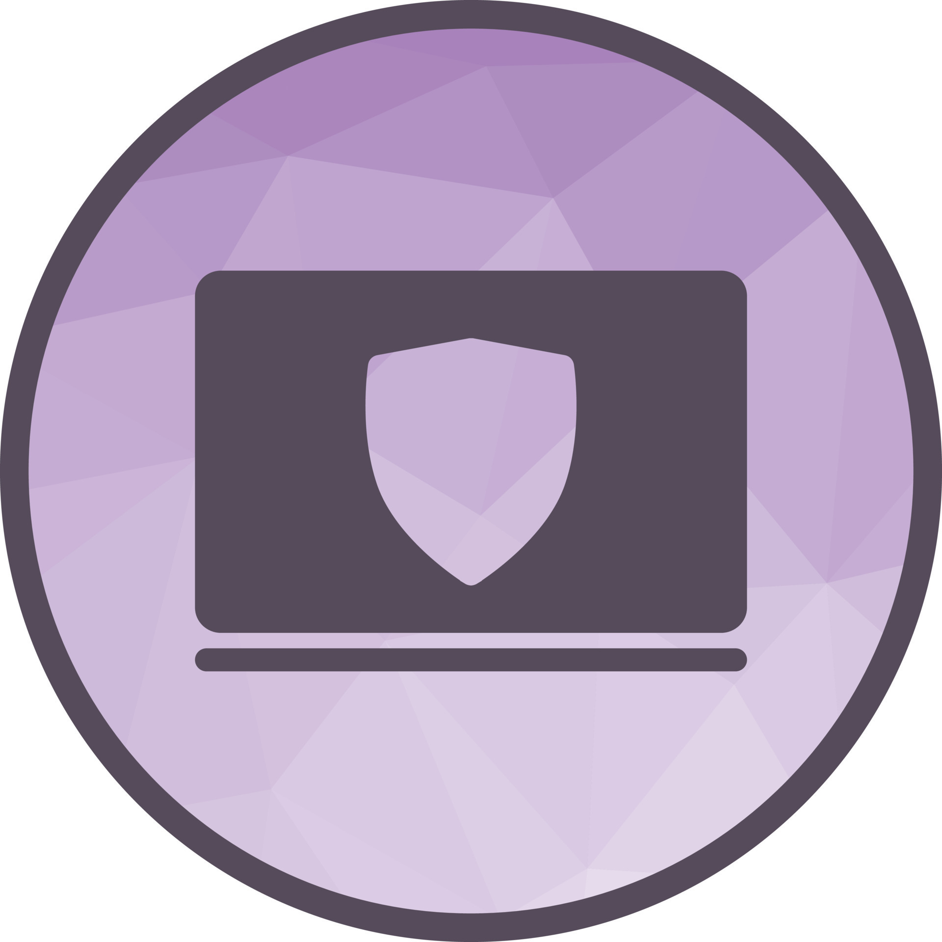 Protected System Low Poly Background Icon 16697335 Vector Art at Vecteezy