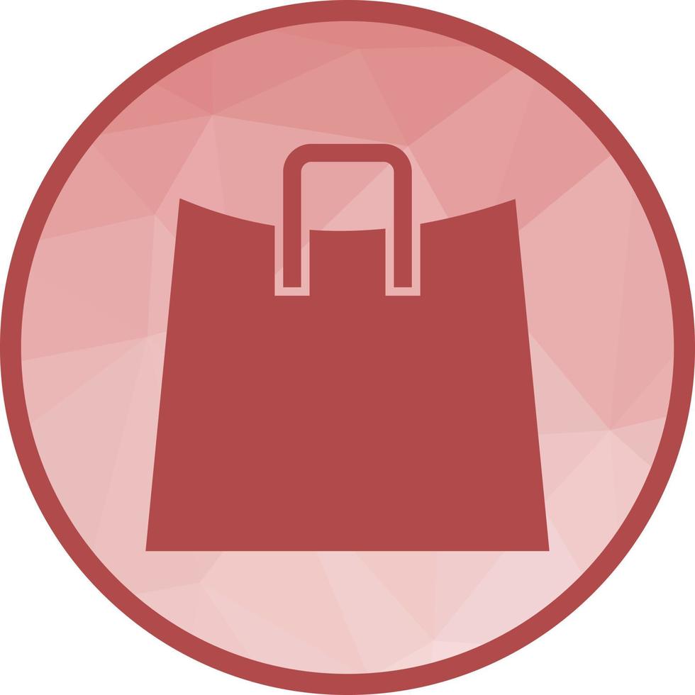 Shopping Bags Low Poly Background Icon vector