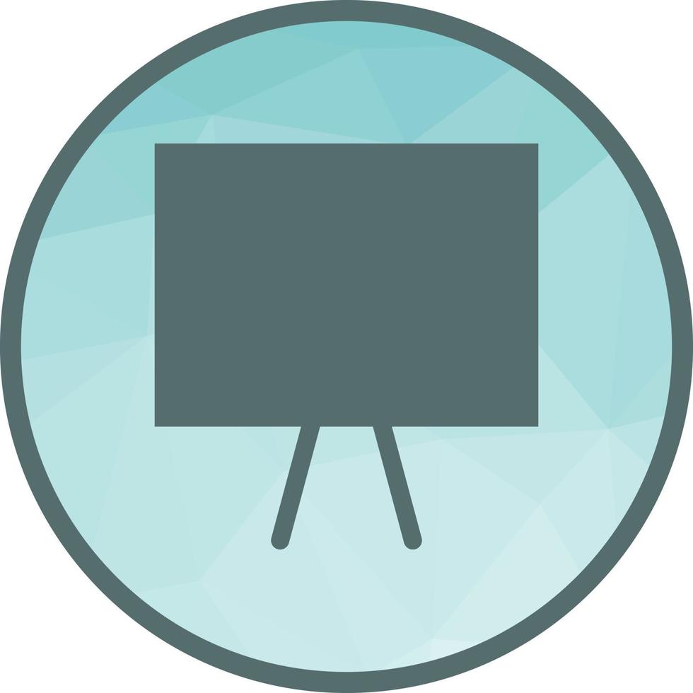 Office Board Low Poly Background Icon vector