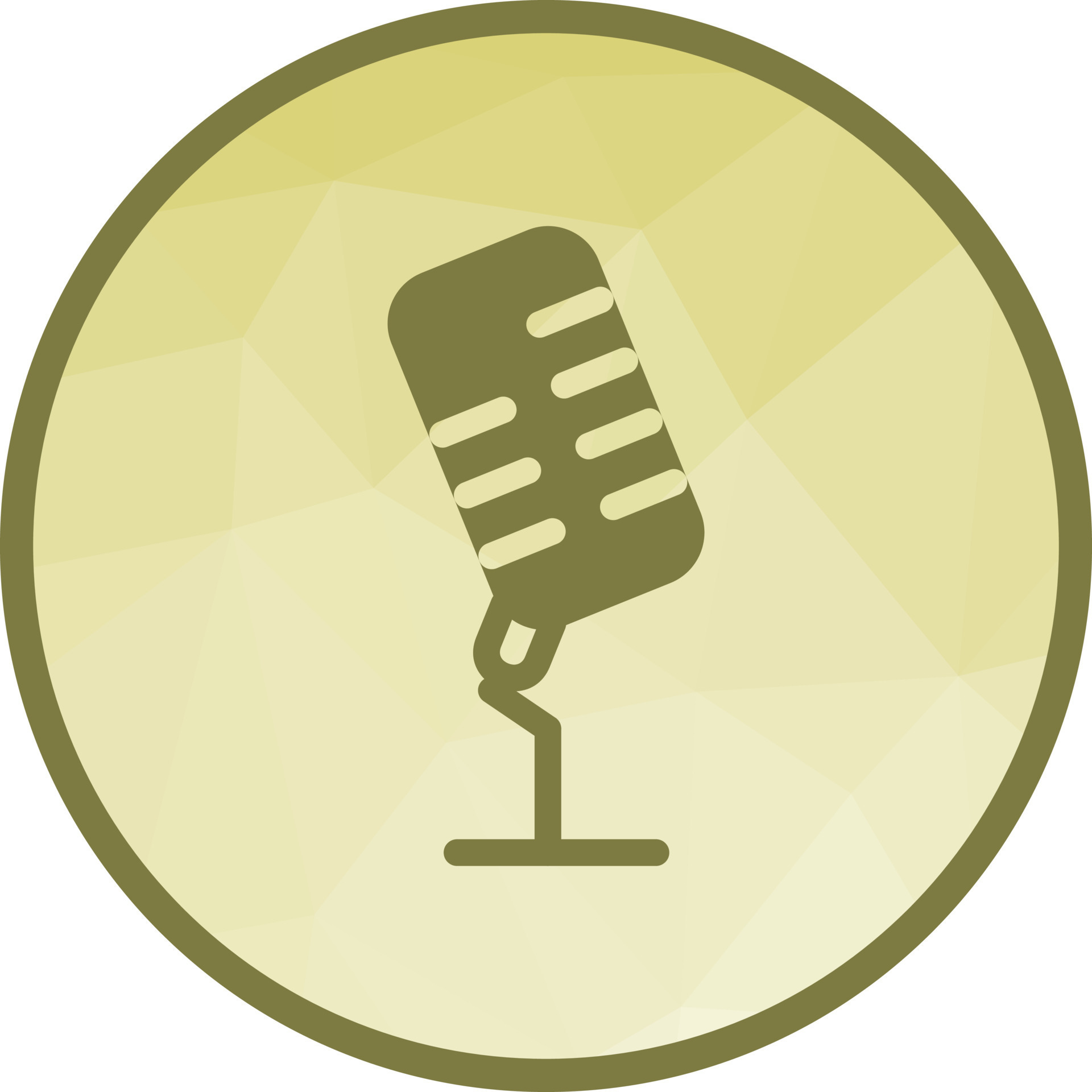 Microphone II Low Poly Background Icon 16697647 Vector Art at Vecteezy