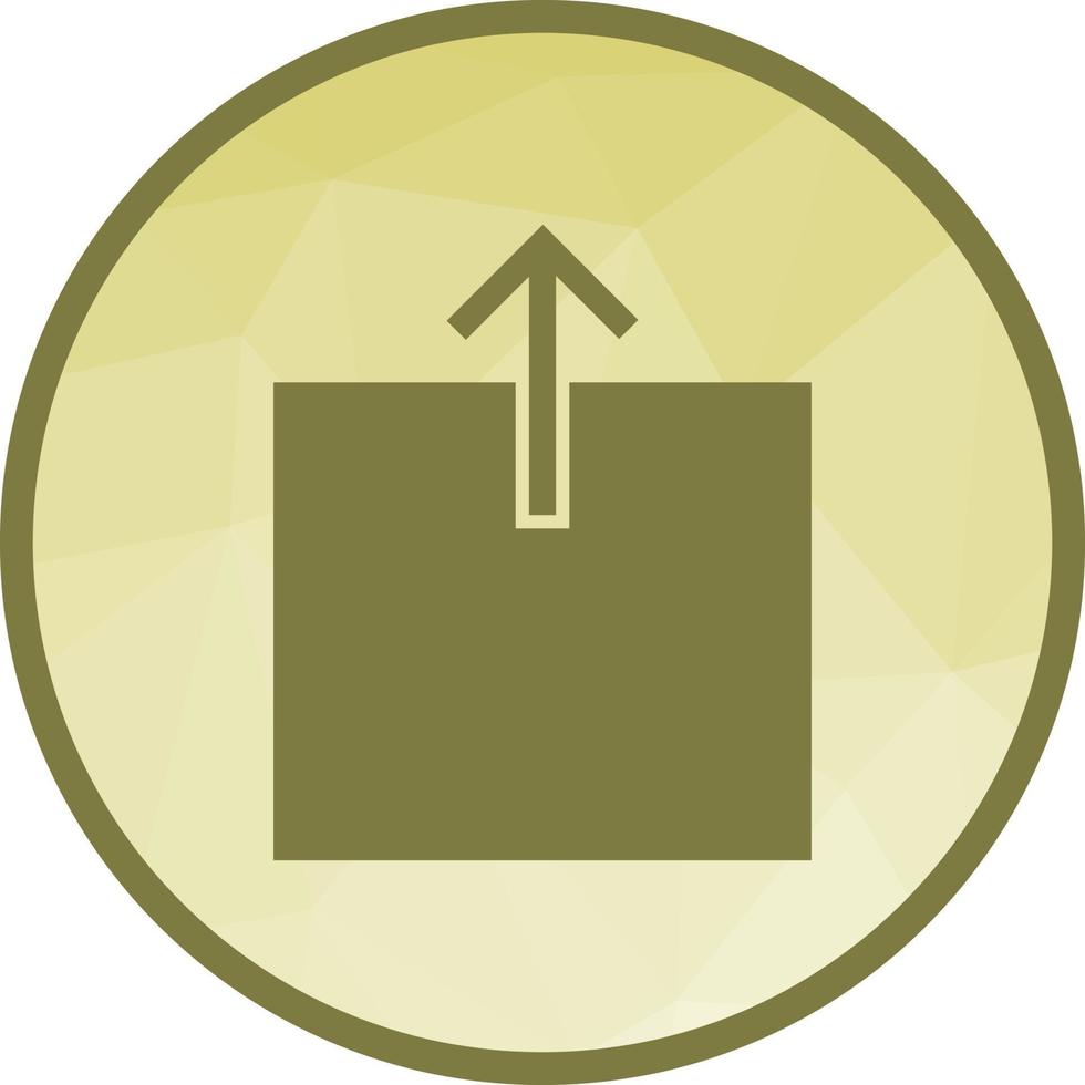 Launch Low Poly Background Icon vector