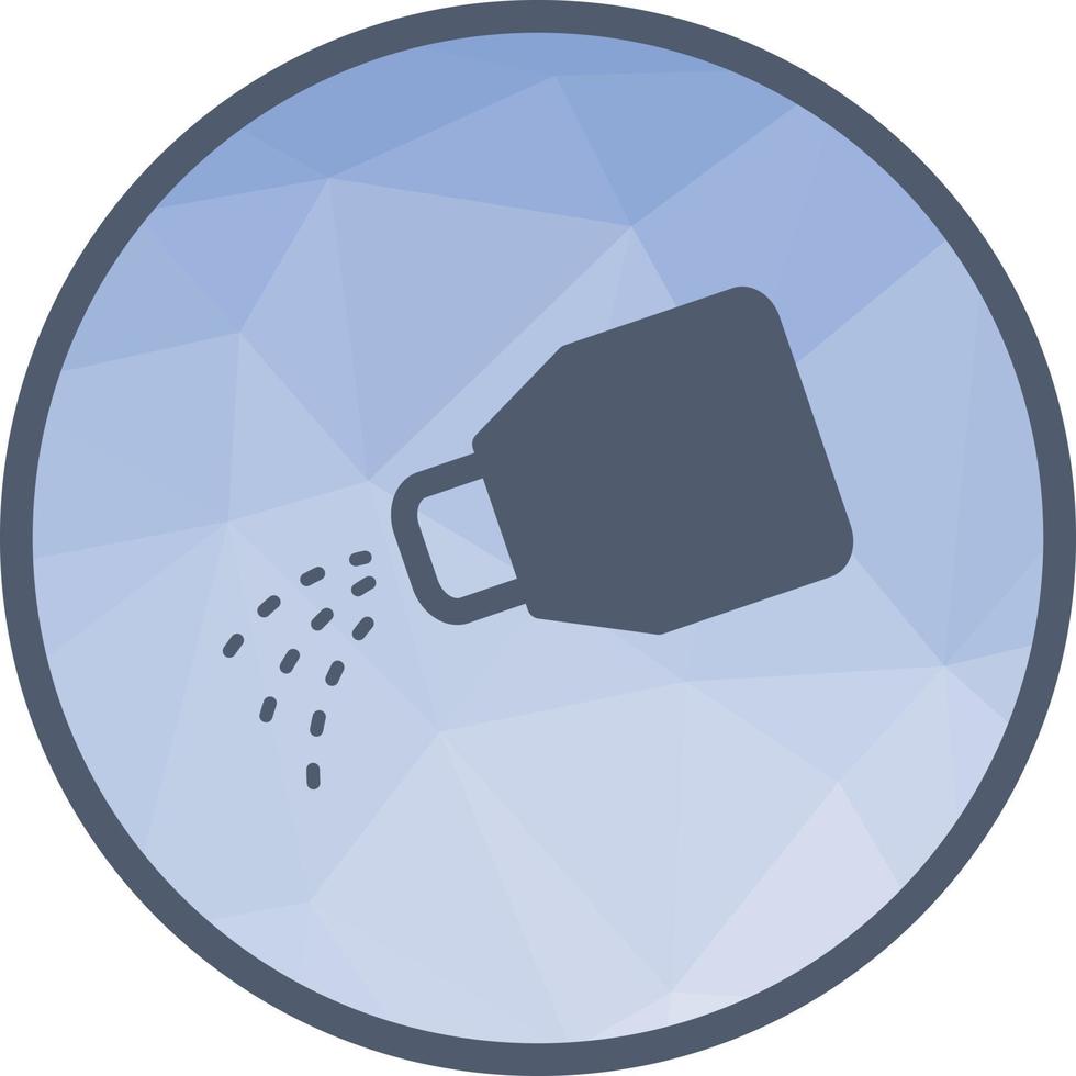 Salt bottle Low Poly Background Icon vector