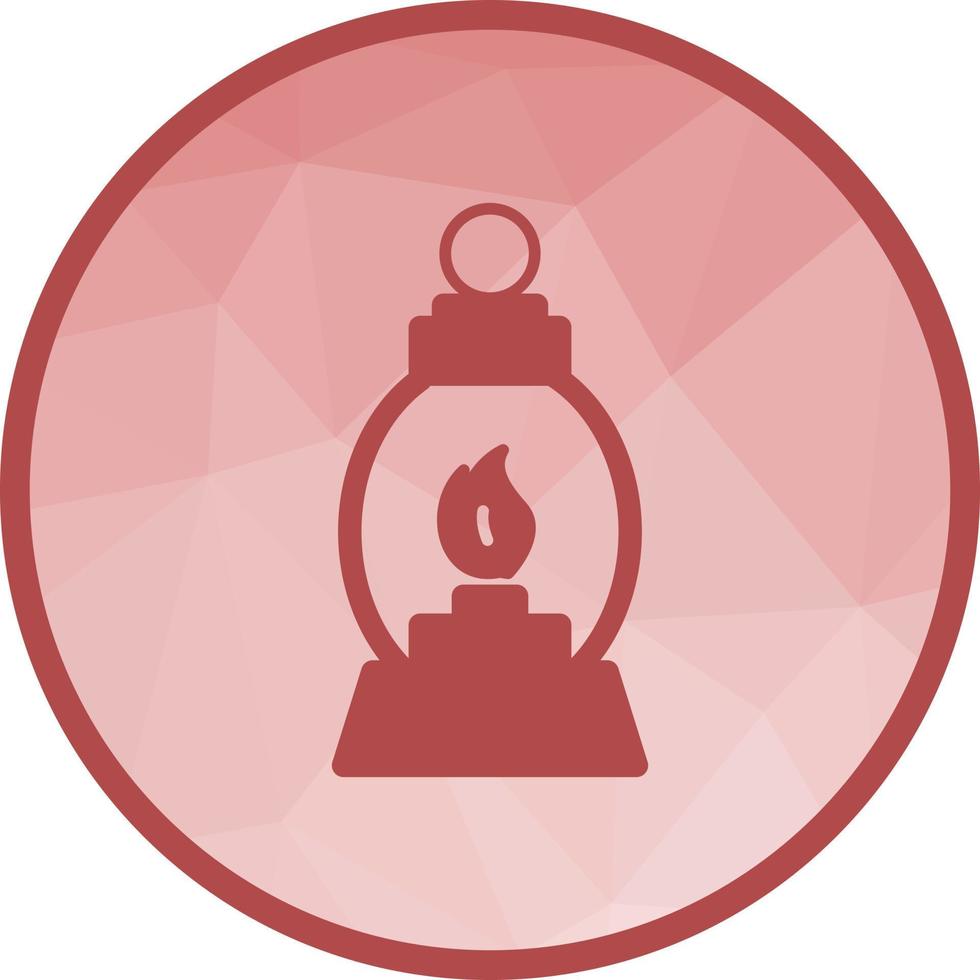 Gas Lamp Low Poly Background Icon vector