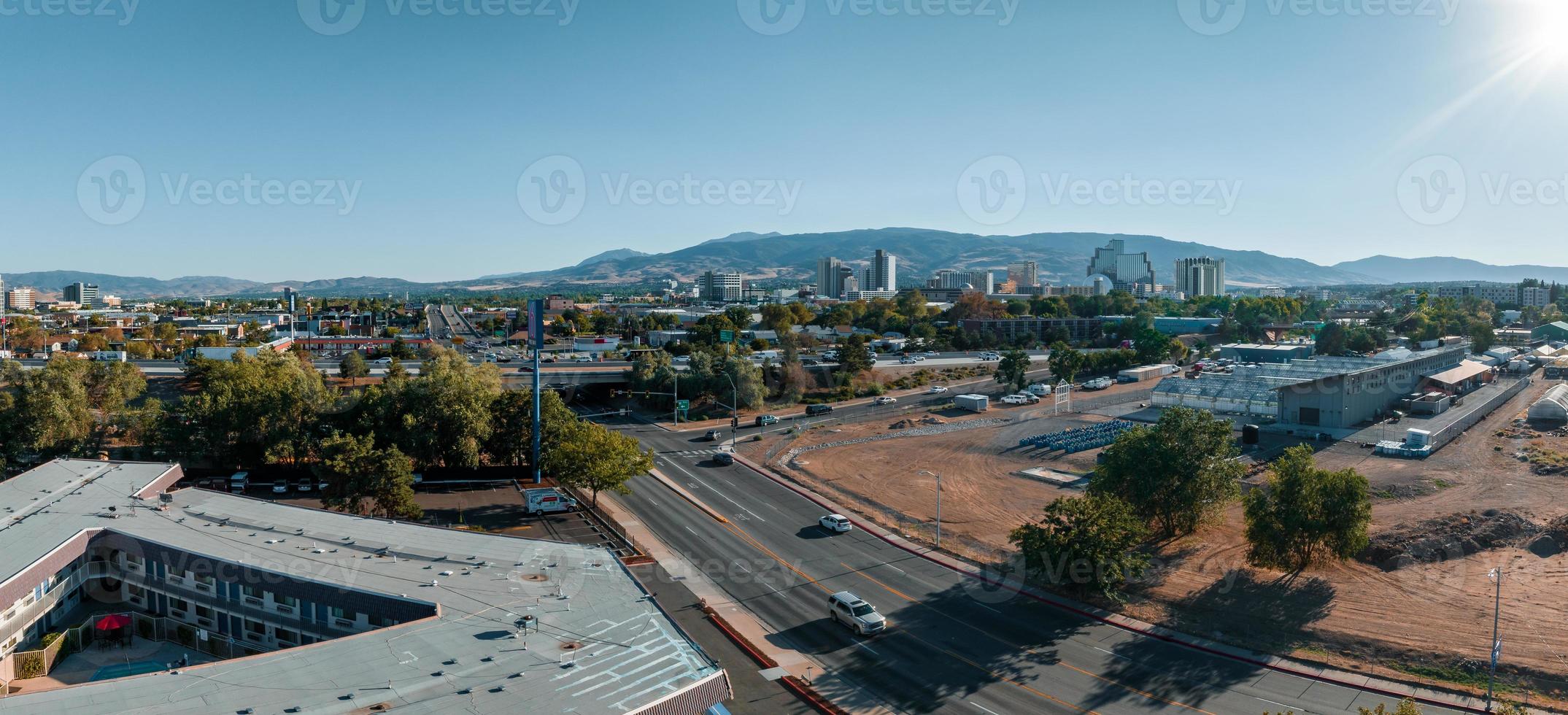 Aerial view of the Highway 183 and Mopac Expressway Interstate Highway Interchange photo