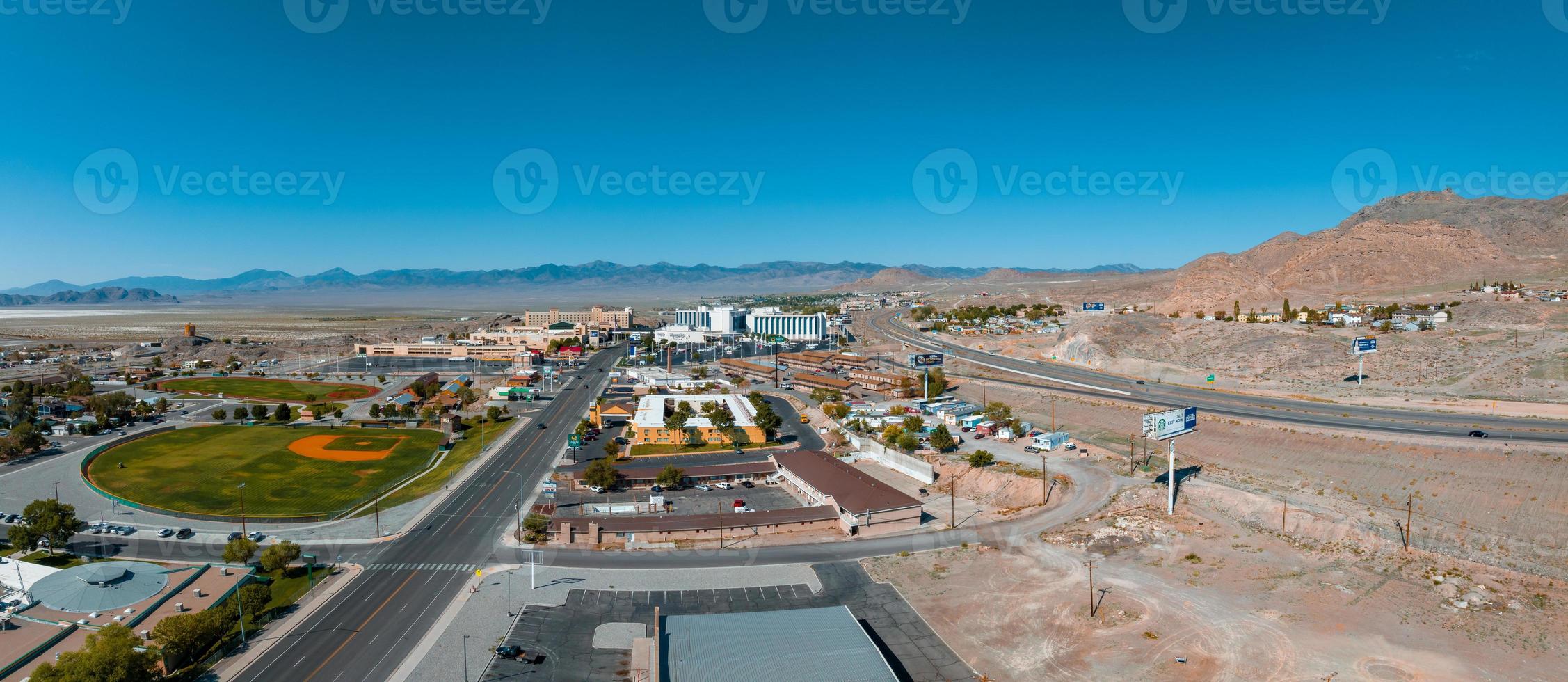 West Wendover Nevada overlooking the Bonneville Salt Flats 16698217