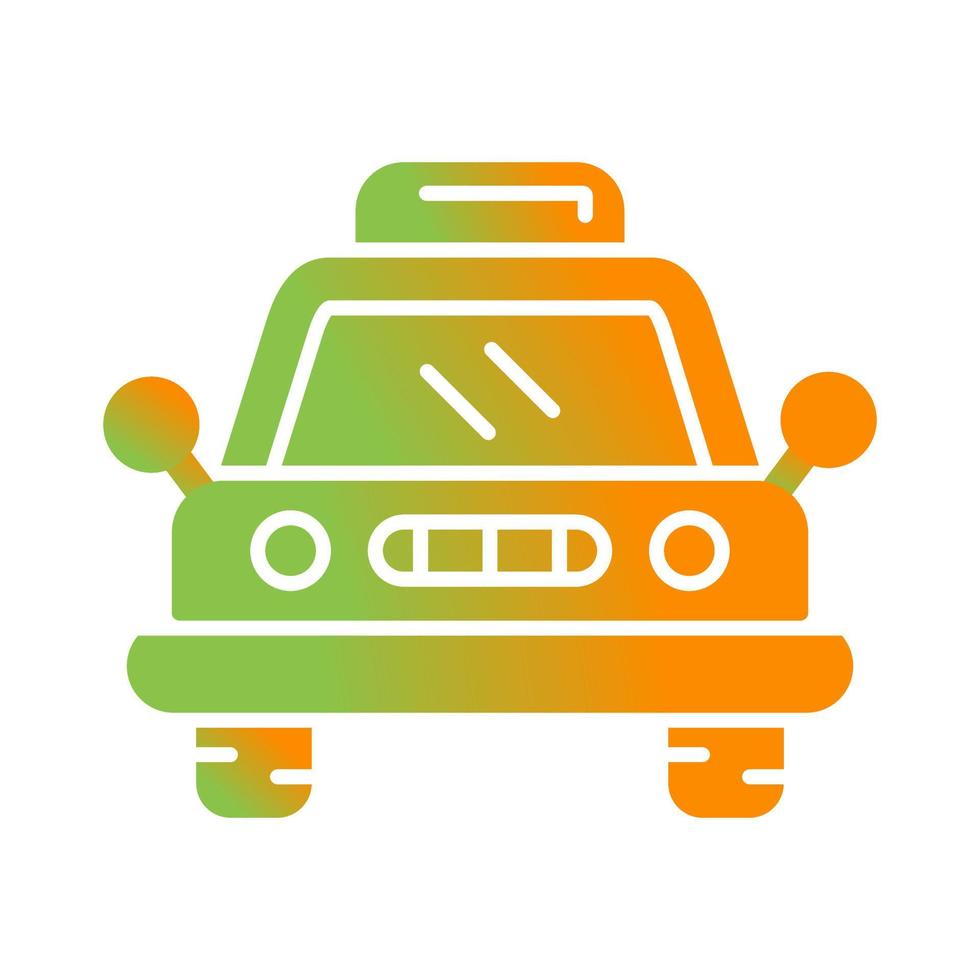 icono de vector de taxi