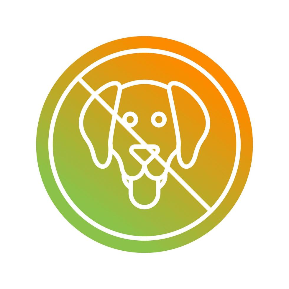 No Pets Allowed Vector Icon