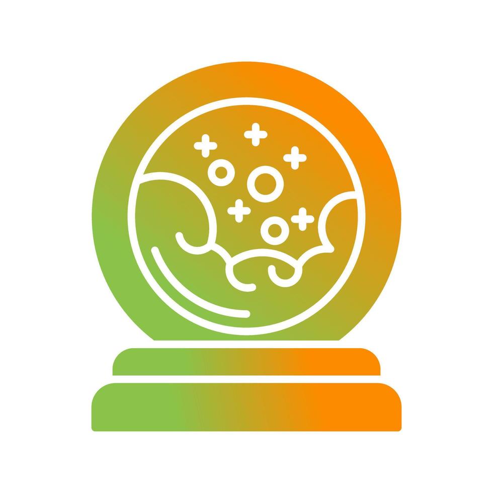 Crystal Ball Line gradient vector