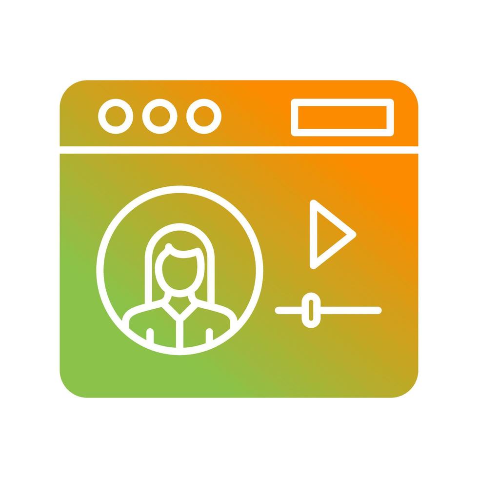 Video Tutorial Vector Icon