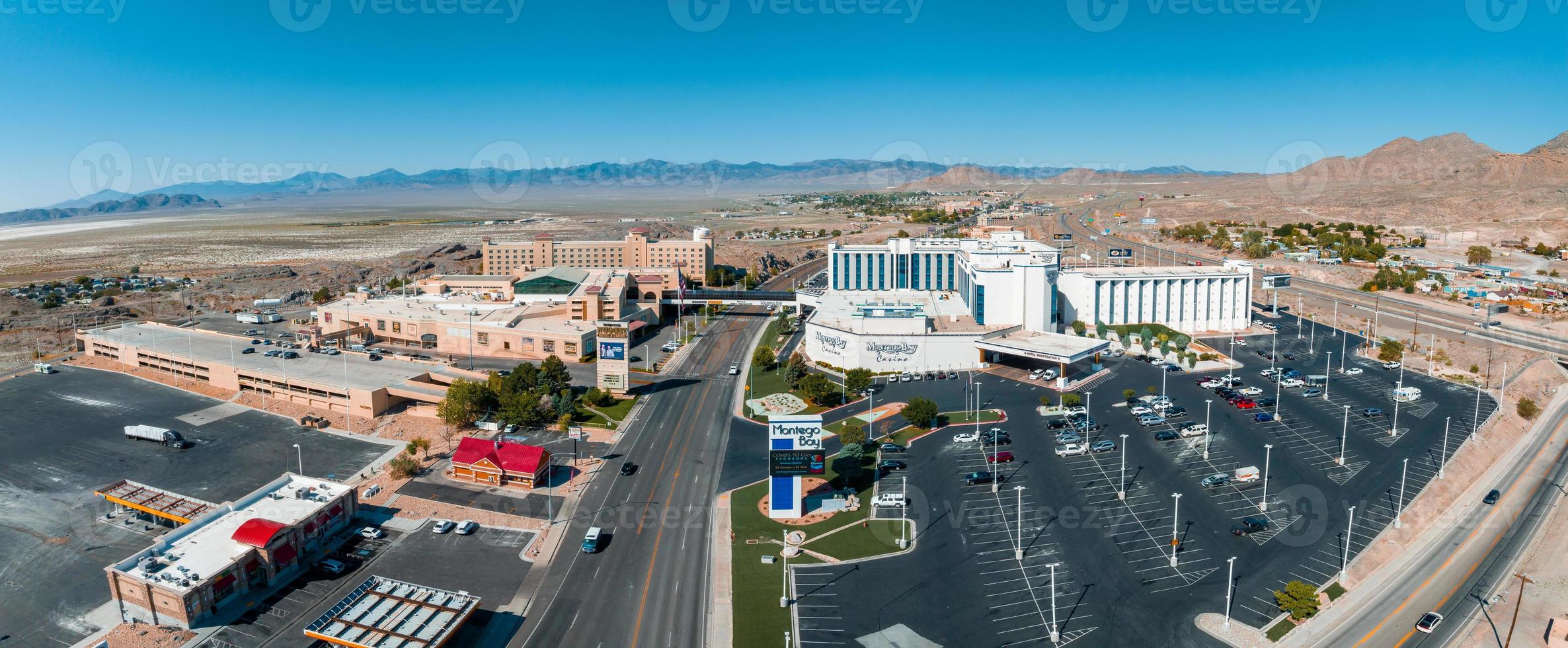 West Wendover Nevada overlooking the Bonneville Salt Flats 16698699