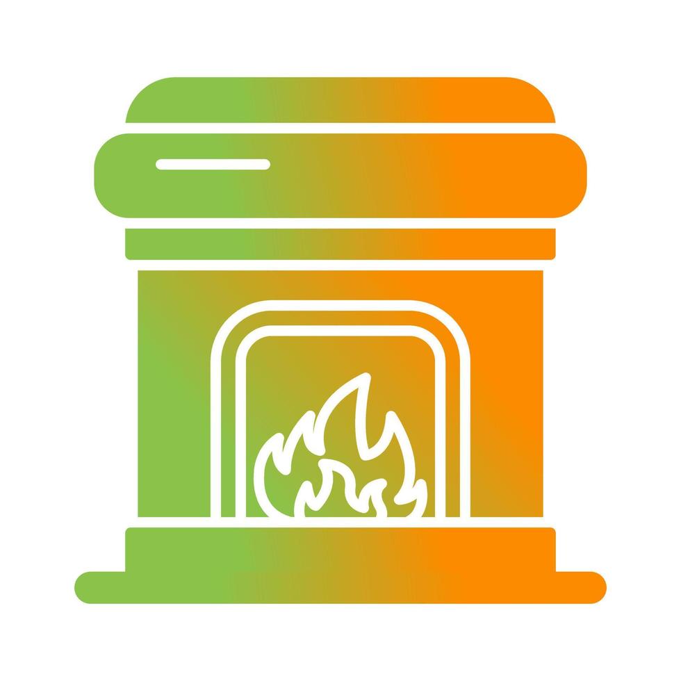 Fireplace Vector Icon
