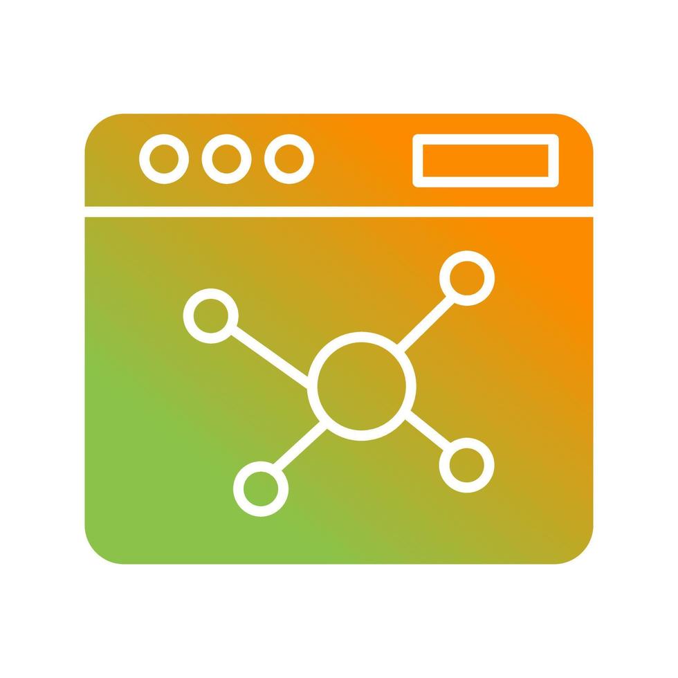 icono de vector de algoritmo