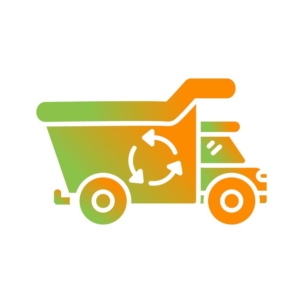 Recycling Truck Vector Icon