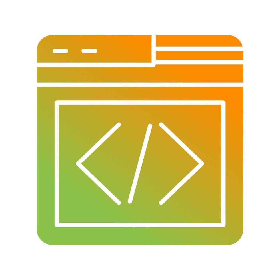 Web Programing Vector Icon