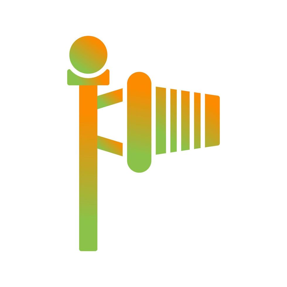 Windsock Vector Icon