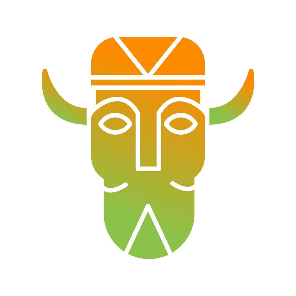 African Mask Vector Icon