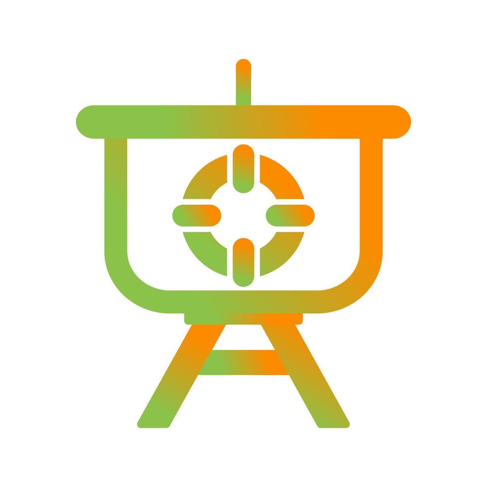 Target Presentation Vector Icon