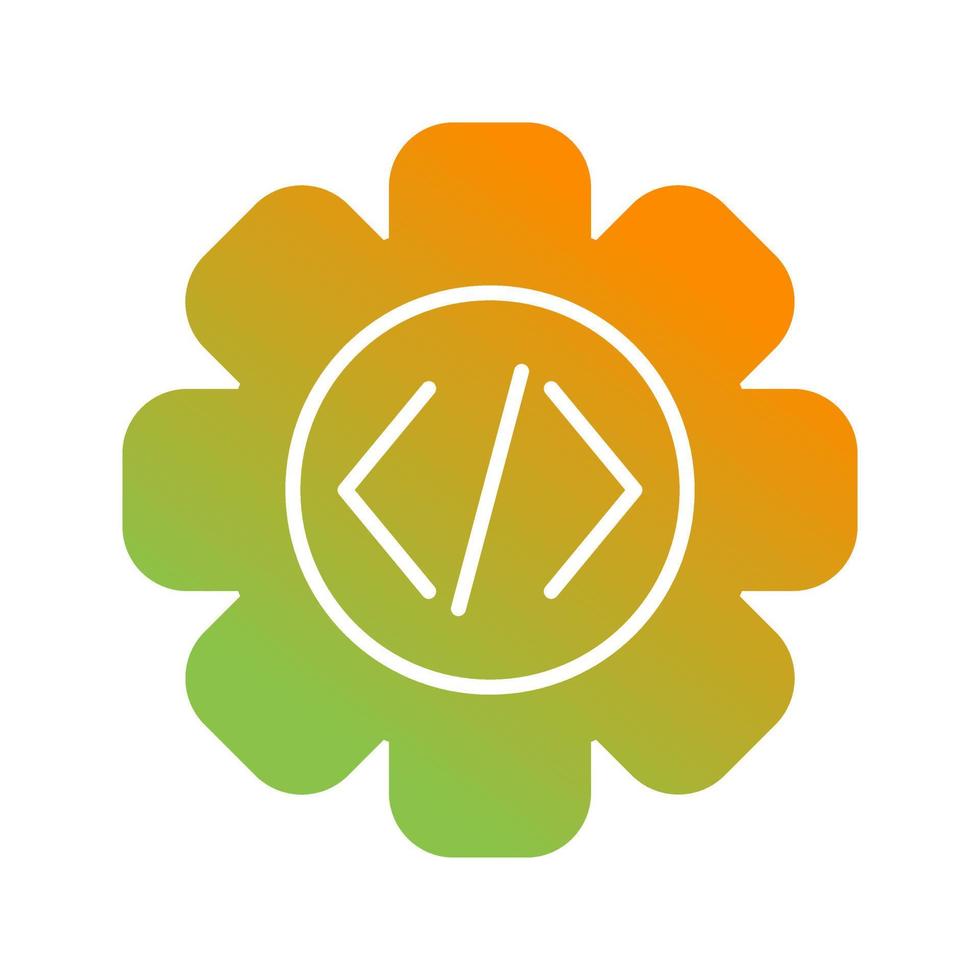 icono de vector de codificación