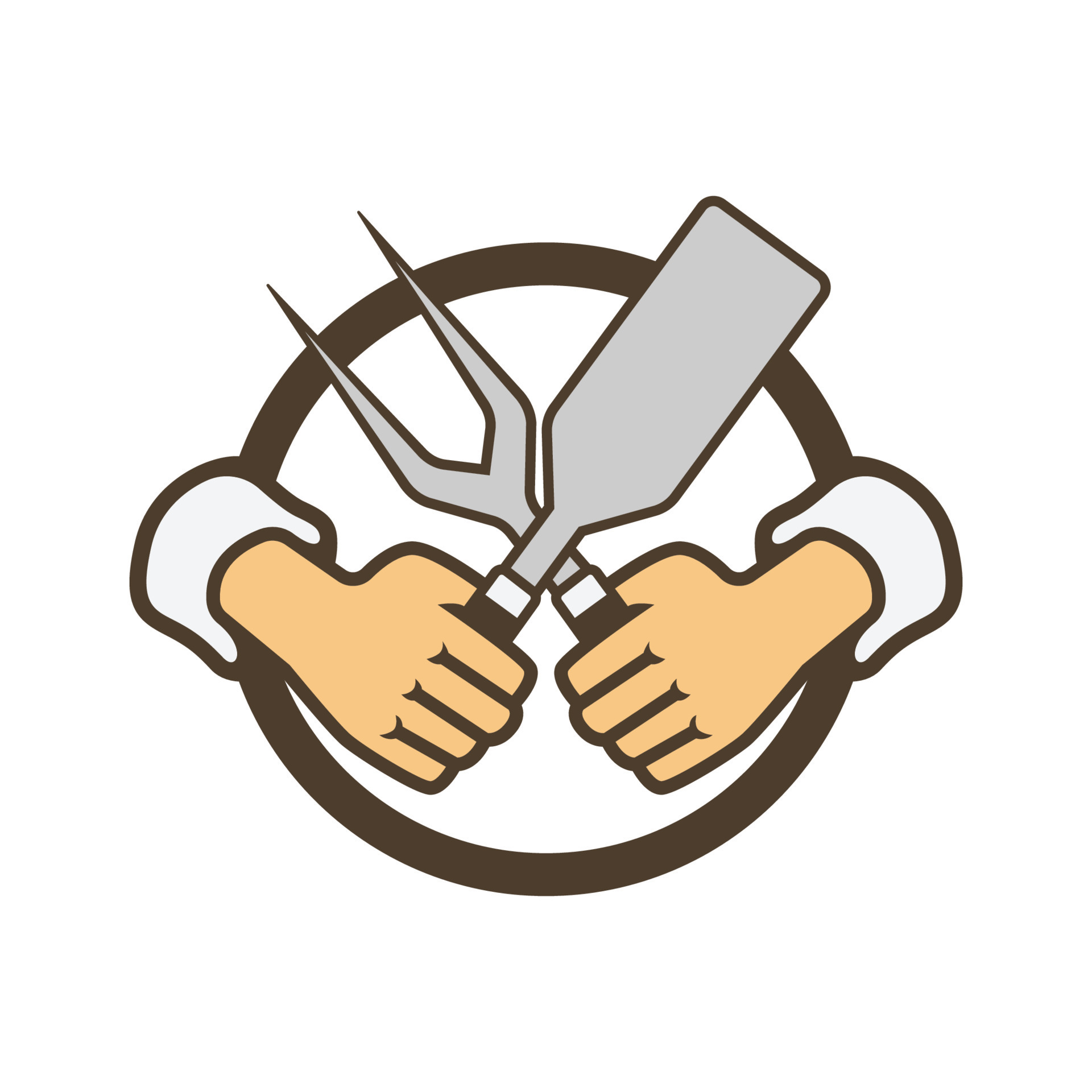 The Hibachi Logo Vector Illustration 16699219 Vector Art At Vecteezy
