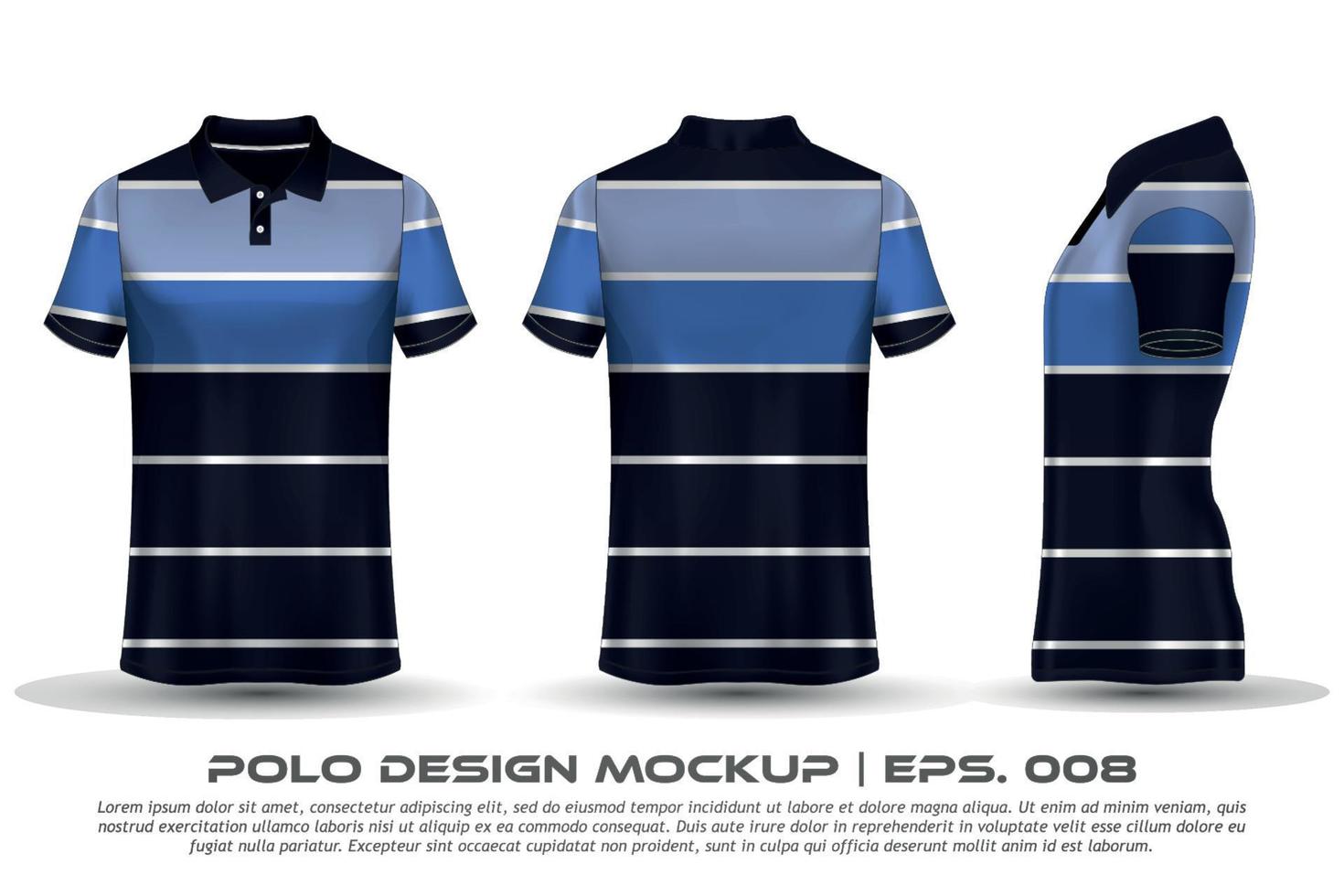 Vector Polo Shirt Mockup Design