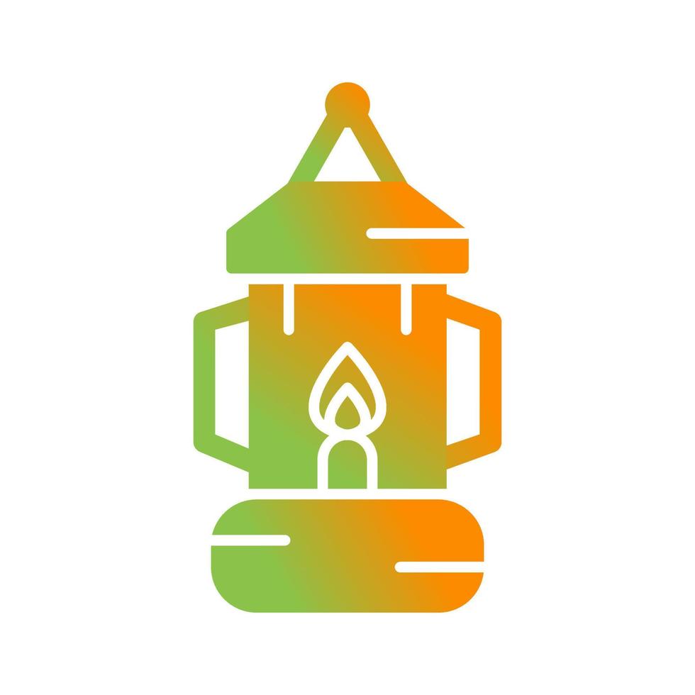 Oil Lamp Vector Icon