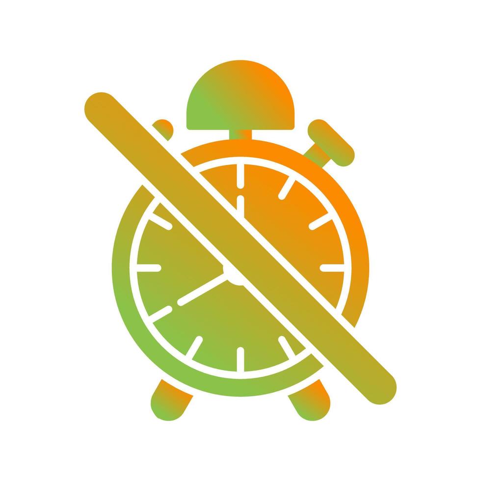 No Alarm Vector Icon